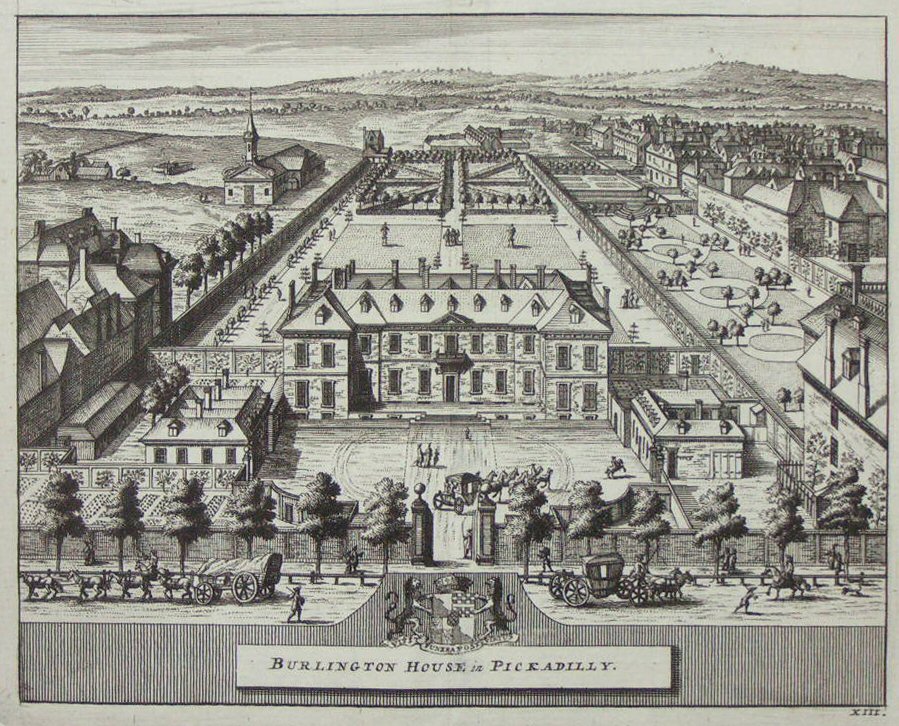 Print - Burlington House in Piccadilly
